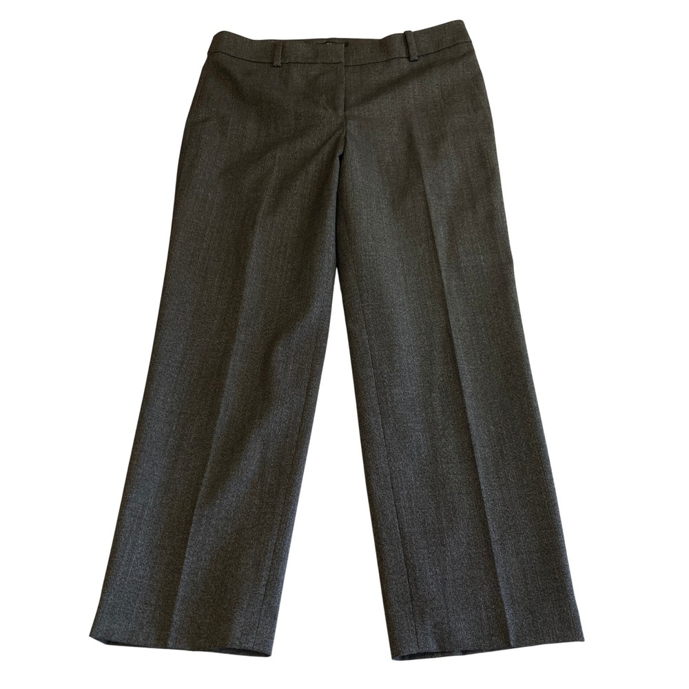 Ann Taylor Virgin Wool Blend Pants Womens 8 32x27 Wide Leg Professional Business